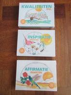 3 x spel : kwaliteitenspel + Inspiratiekaarten +Affirmatie, Ophalen of Verzenden, Nieuw