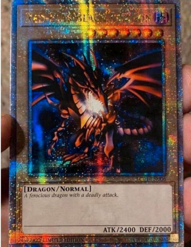 Yu-Gi-Oh! Red Eyes Black Dragon LC01 Quartercentury Promo !, Hobby en Vrije tijd, Verzamelkaartspellen | Yu-gi-Oh!, Ophalen of Verzenden