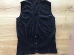 Benneton mouwloos vest zwart wol M 40, Kleding | Dames, Ophalen of Verzenden, Zo goed als nieuw, Zwart