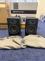 Audioengine 5+ Powered Speakers - Zwart, Zo goed als nieuw, 120 watt of meer, Front, Rear of Stereo speakers, Ophalen