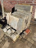 Tuintegels 50x50 en kinderkopjes - gratis af te halen, Tuin en Terras, Ophalen, Gebruikt, 10 m² of meer, Beton