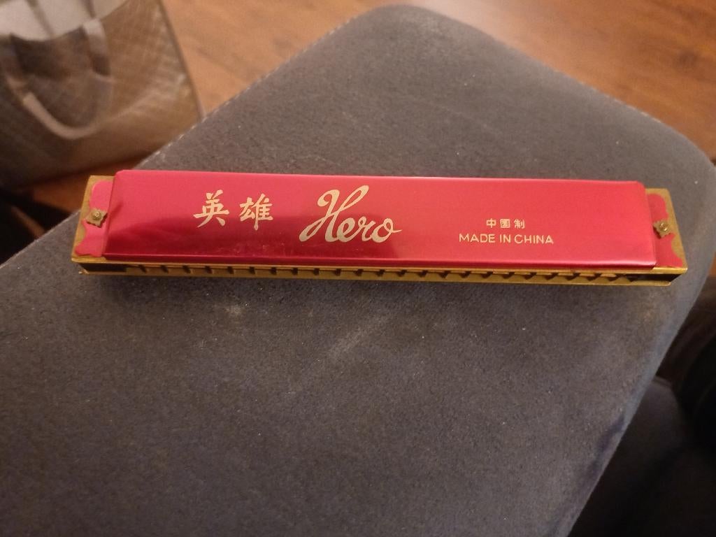 Mondharmonica Hero Japan, Ophalen of Verzenden, Gebruikt, Overige typen