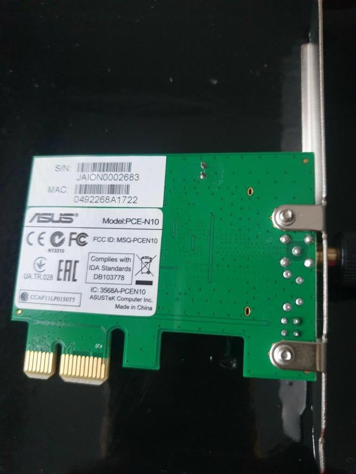 WiFi Adapterkaart Asus PCE-N10, Computers en Software, Netwerkkaarten, Ophalen of Verzenden