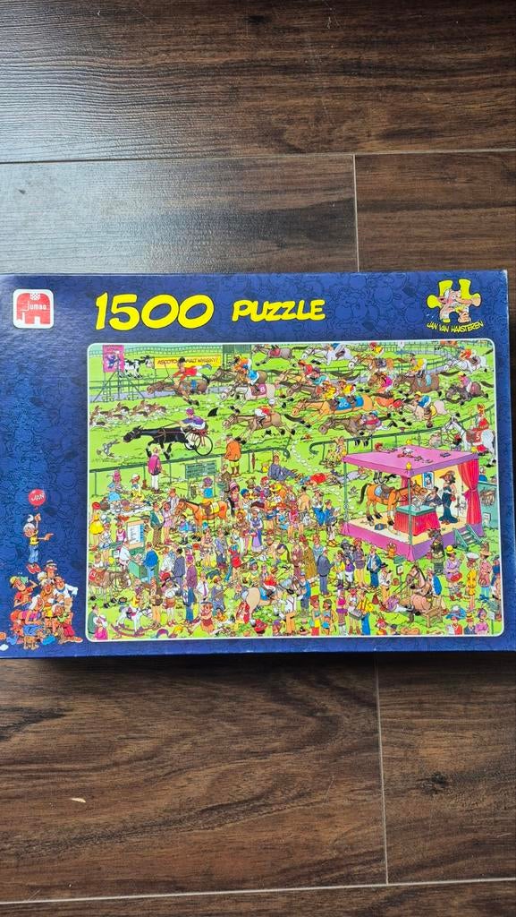 Jumbo 1500 stukjes puzzel, Hobby en Vrije tijd, Denksport en Puzzels, Gebruikt, Legpuzzel, 500 t/m 1500 stukjes, Ophalen of Verzenden