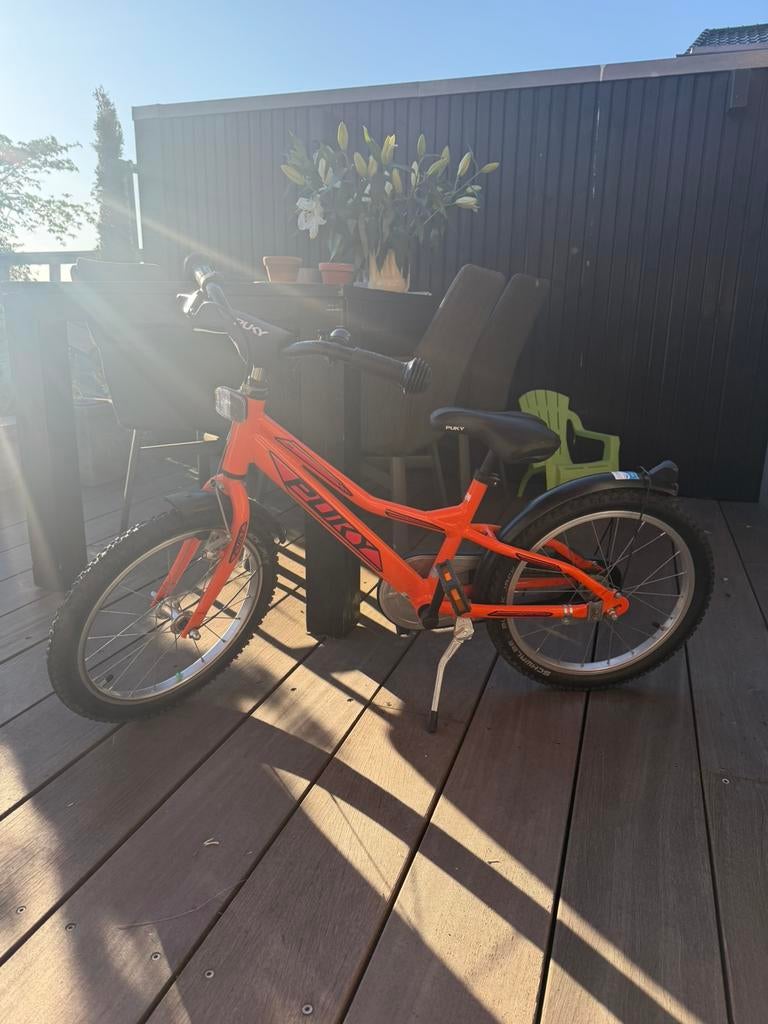 Kinderfiets Puky 19 inch oranje, Ophalen, Zo goed als nieuw, 16 tot 20 inch