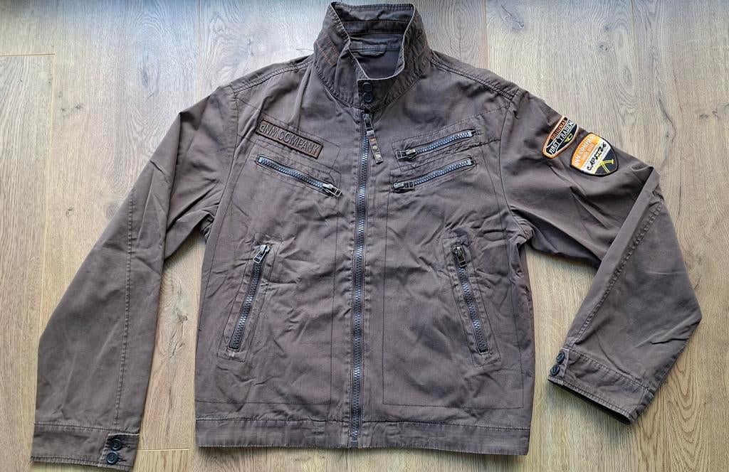 Mooi sportief bruin jack van CAPSIZE mt L, Kleding | Heren, Ophalen, Zo goed als nieuw, Maat 52/54 (L), Bruin