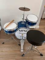 Mini kinder drumstel MPM Germany met kruk, Muziek en Instrumenten, Ophalen, Gebruikt, Overige merken