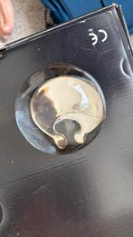 Corry Ammerlaan - Glazen presse-papier met metalen figuur, Ophalen of Verzenden