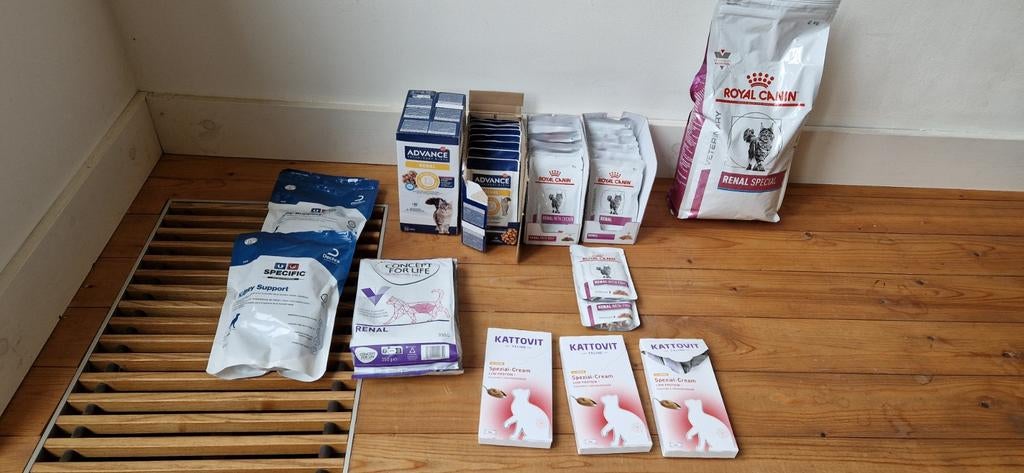 Renal / nier kattenvoeding, Ophalen, Kat