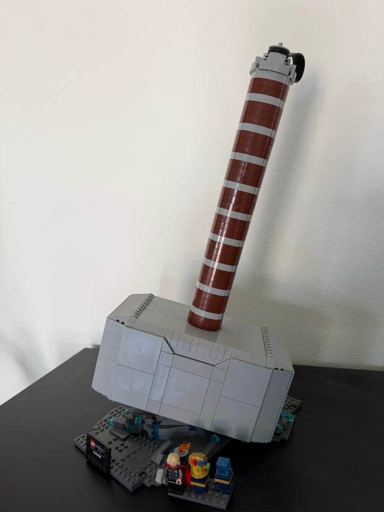 Lego set 76209 - Marvel - Thor’s Hammer (Mjolnir), Ophalen of Verzenden, Zo goed als nieuw, Solid body