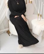 Zwarte avondjurk, Zwart, Maat 46/48 (XL) of groter, Ophalen of Verzenden, Gedragen