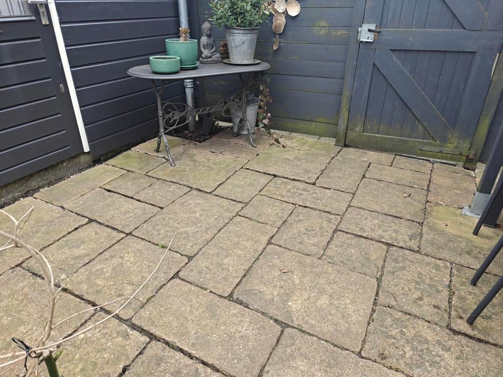 Tegels wildverband gratis, Ophalen, Gebruikt, Beton, Terrastegels