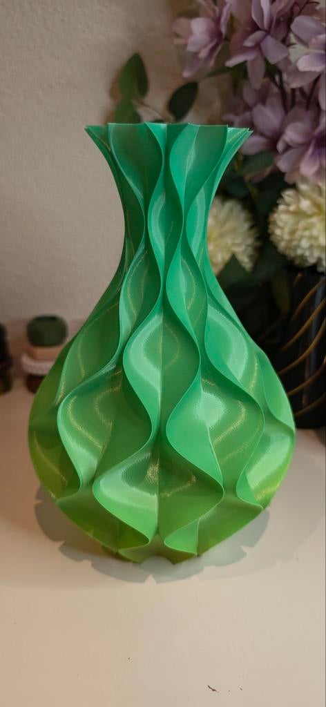 Mooie vaas 3d geprint, Kunststof, Overige kleuren, Nieuw, Ophalen of Verzenden