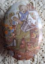 Klein ovaal Engels vintage beren blikje, Oscar & Bertie, Verzamelen, Ophalen of Verzenden, Gebruikt, Overige, Overige merken