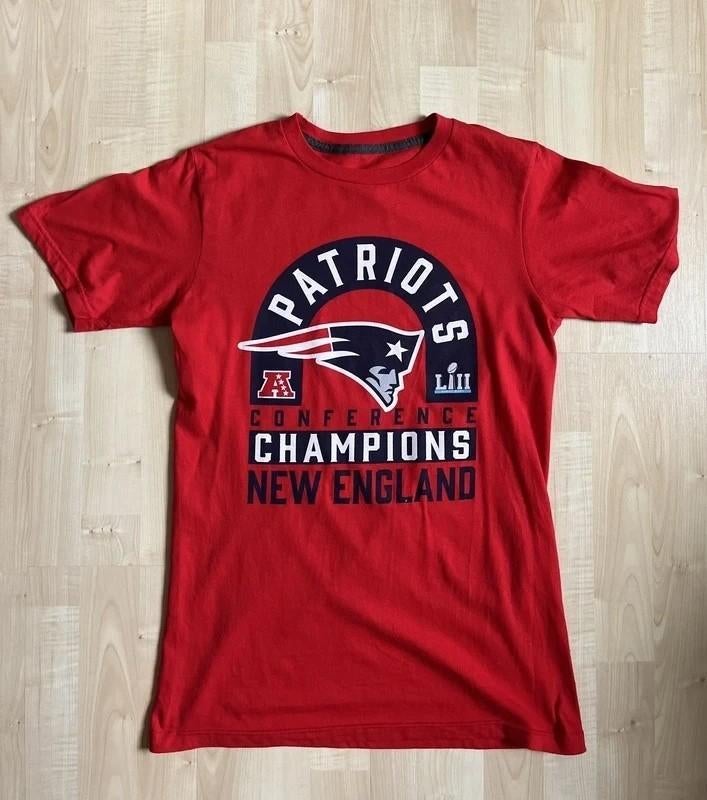 Vintage NFL New England Patriots T-Shirt, Kleding | Heren, NFL, Verzenden, Zo goed als nieuw, Rood