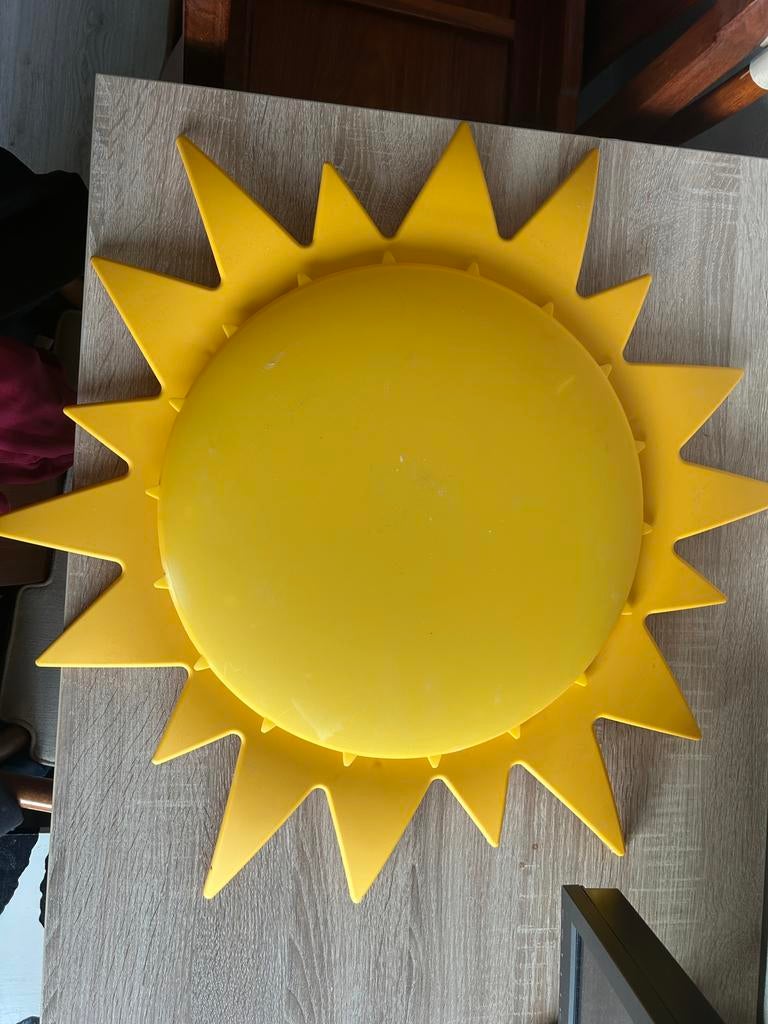 Zon plafondlamp voor kinderkamer, Huis en Inrichting, Lampen | Plafondlampen, Ophalen, Gebruikt, Kunststof