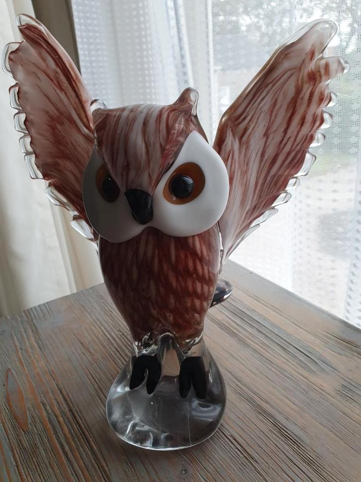 Glas beeld  - ophalen, Antiek en Kunst, Antiek | Glas en Kristal, Ophalen of Verzenden