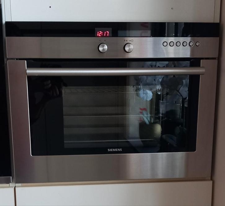 Siemens inbouw stoomoven, Witgoed en Apparatuur, Ovens, Zo goed als nieuw, Inbouw, Oven, 45 tot 60 cm, 45 tot 60 cm, Stoom, Ophalen