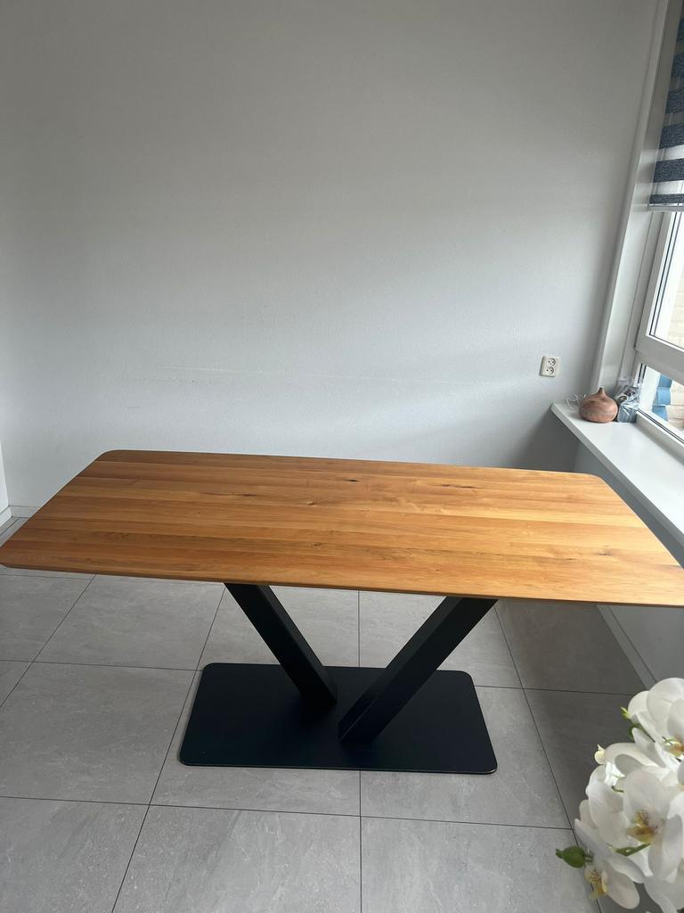 Tafel, Huis en Inrichting, Ophalen, 50 tot 100 cm, Zo goed als nieuw, 150 tot 200 cm