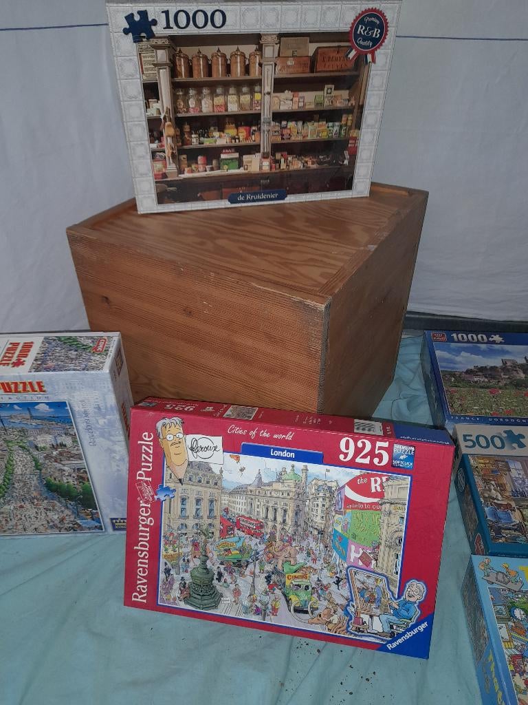 puzzels 6 stuks nieuw en zgan, Ophalen of Verzenden, 500 t/m 1500 stukjes, Zo goed als nieuw