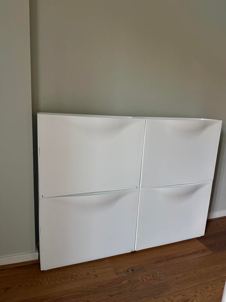 IKEA TRONES Shoe cabinet/storage, white, 52x18x39 cm, Ophalen of Verzenden, Zo goed als nieuw