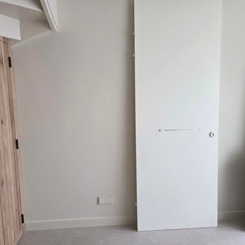 Witte binnendeur, gebruikt, Doe-het-zelf en Verbouw, Deuren en Horren, Ophalen, Gebruikt, 80 tot 100 cm, Binnendeur