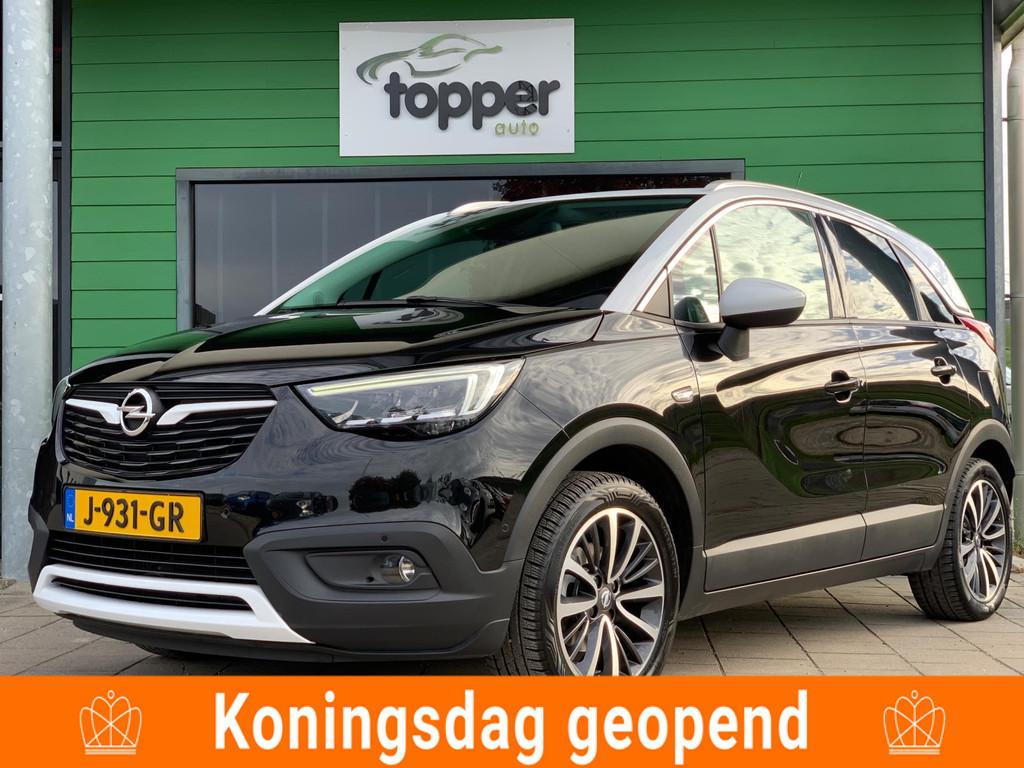 Opel Crossland X 1.2 Turbo Ultimate | Automaat | Camera | Pa, Auto's, Opel, 840 kg, Gebruikt, Euro 6, Zwart