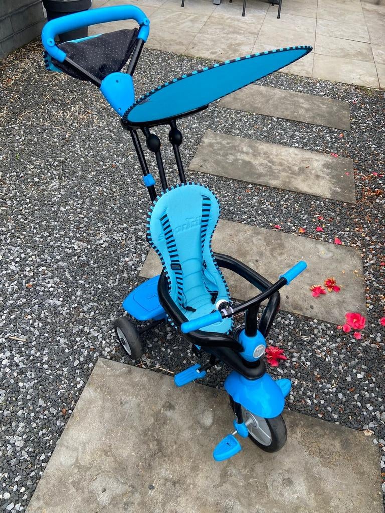 3wieler smart trike., Fietsen en Brommers, Fietsen | Driewielers, Ophalen of Verzenden, Zo goed als nieuw, Smart Trike, Duwstang