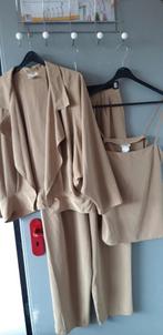 Mooi kostuum broek, top en jasje, Kleding | Dames, Ophalen of Verzenden, Zo goed als nieuw, Maat 36 (S), Groen