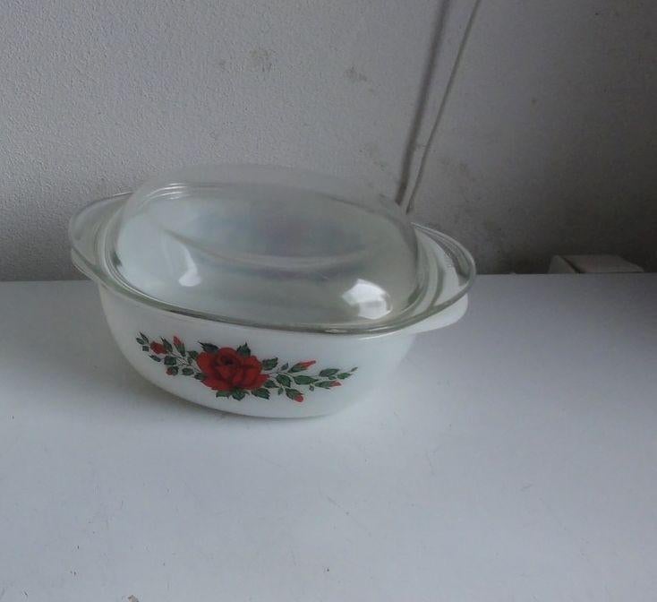 Ovenschaal Schott and Gen Mainz, Jenaer glas, vintage, Ophalen of Verzenden, Overige stijlen, Glas, Schaal of Schalen