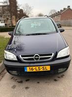 Opel Zafira 1.6 16V 2003 Blauw, Auto's, Opel, 4 cilinders, Blauw, Origineel Nederlands, 1100 kg