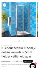 Douche vouwwand 90cm stelbaar 87.5 tot 90.5cm, Huis en Inrichting, Ophalen, Nieuw