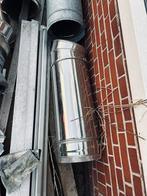Dubbelwandige kachelpijp - RVS rookkanaal, Ophalen of Verzenden, Gebruikt, Vrijstaande haard, Overige soorten