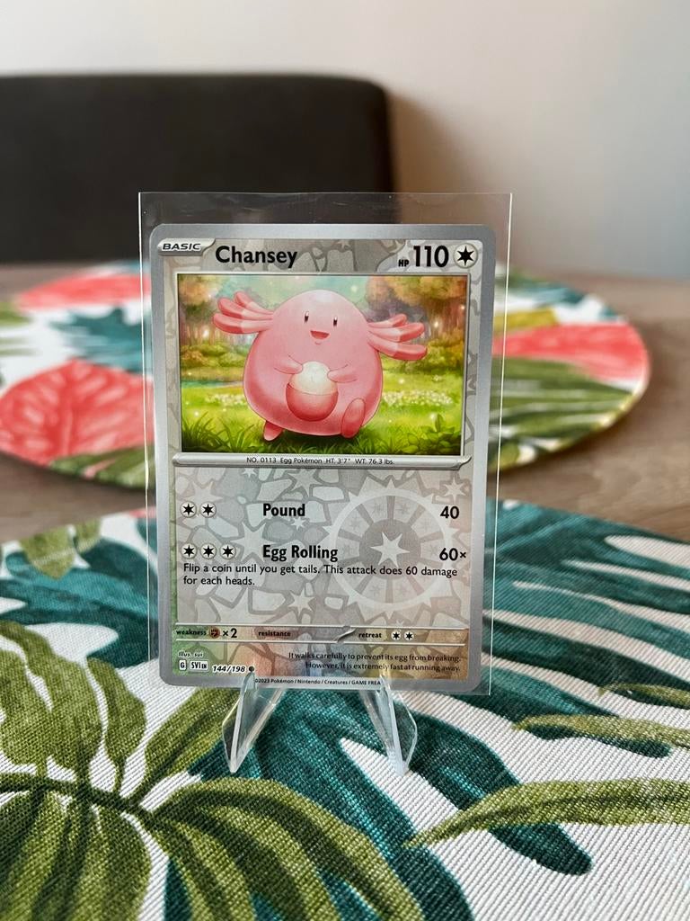 Pokémon Kaart: Chansey (SV1EN 144/198) - Reverse Holo, Hobby en Vrije tijd, Verzamelkaartspellen | Pokémon, Zo goed als nieuw
