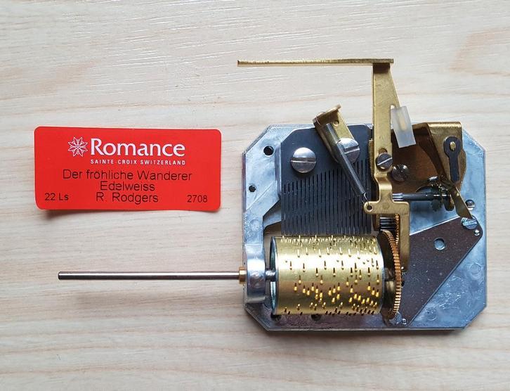 Koekoeksklok muziekdoos, speeldoosje, Antiek en Kunst, Antiek | Klokken, Ophalen of Verzenden