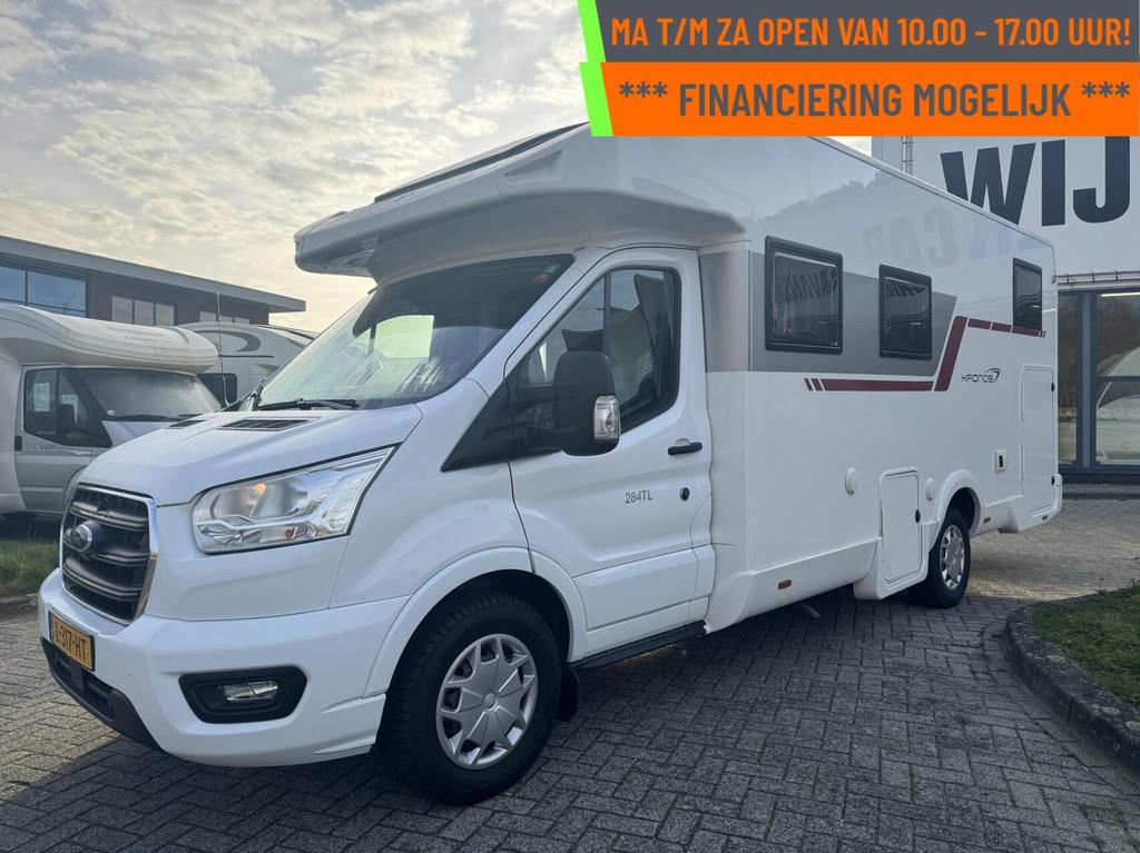 Roller team KRONOS 284 TL AUTOM.,ENKELE BEDDEN,HEFBED,AIRCO, Fietsendrager, 7 tot 8 meter, Bedrijf, Diesel