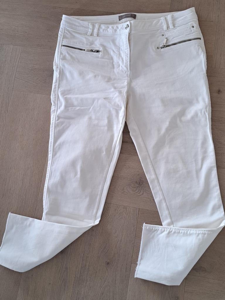 Gustav broek 42, Kleding | Dames, Spijkerbroeken en Jeans, Ophalen of Verzenden, Zo goed als nieuw, Wit, W33 - W36 (confectie 42/44)