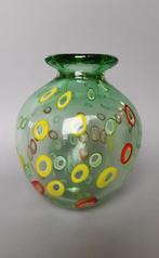 Murano Millefiori glas vaas retro vintage Mid century, Verzenden