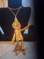 Ketting met Pierrot, Overige materialen, Overige voorstellingen, Ophalen of Verzenden, Zo goed als nieuw