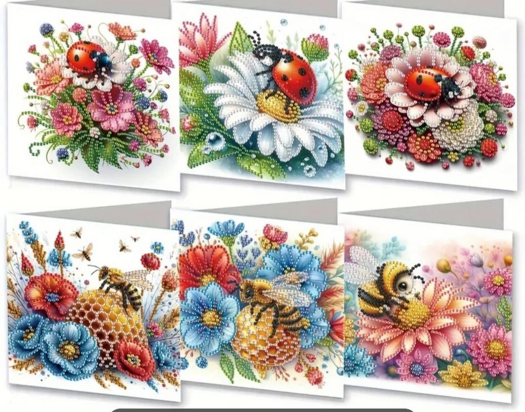 Diamond painting kaarten, Hobby en Vrije tijd, Ophalen of Verzenden, Nieuw, Overige thema's