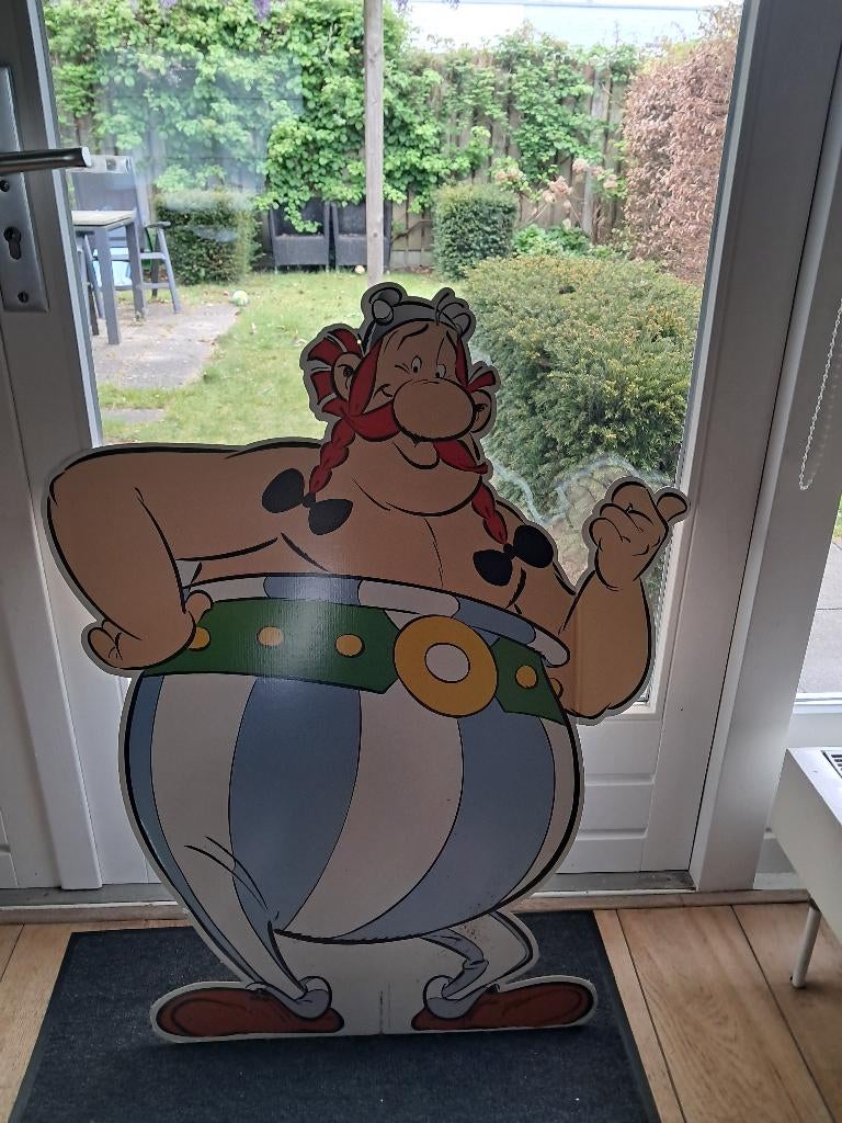kartonnen asterix figuren, Verzamelen, Stripfiguren, Ophalen, Asterix en Obelix, Gebruikt, Overige typen