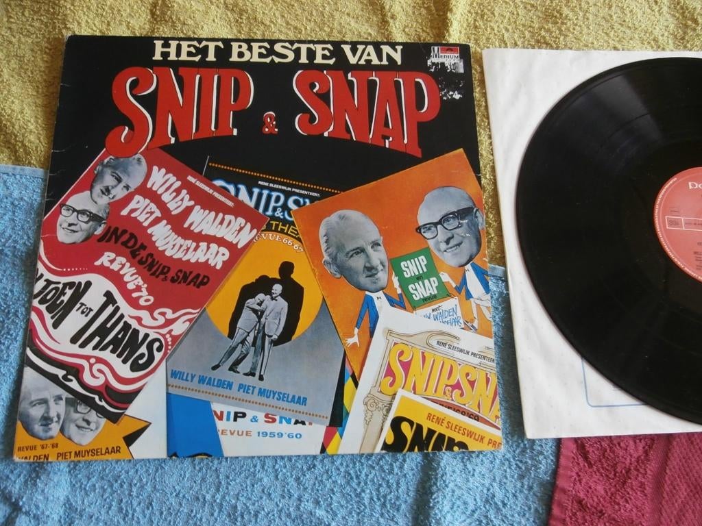 LP -Het Beste Van Snip & Snap-Willy Walden en Piet Muyselaar, Ophalen of Verzenden, Zo goed als nieuw, 12 inch, Overige genres