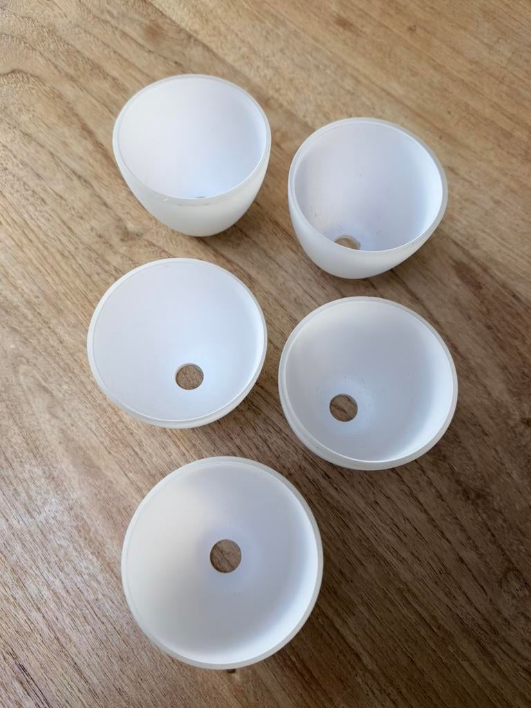 Lamp glaasjes wit, Ophalen of Verzenden, Zo goed als nieuw, Minder dan 50 cm