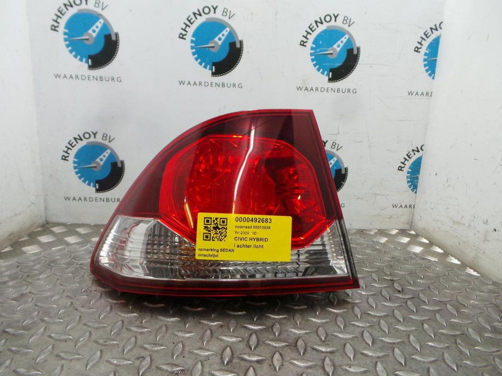 HONDA CIVIC HYBRID CIVIC 4DR HYBRID ACHTERLICHT L 2009, Ophalen of Verzenden, Gebruikt, Stiba lid
