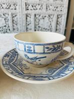 Gien Oiseau  set van 2  jumbo kop en schotels, Ophalen of Verzenden