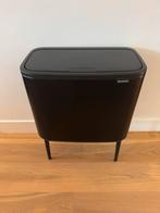 Brabantia Bo Touch Bin - 36L - Zwart, Ophalen, Met pedaal, 50 tot 75 cm, Nieuw
