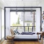 Designklassieker: IKEA PS Veranda bed vintage massief hout, Ophalen, Eenpersoons, Zo goed als nieuw, 120 cm