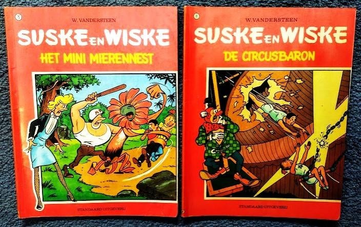 Suske en Wiske. Strips, reclame strips, kleine stripjes!!!, Meerdere comics, Ophalen of Verzenden, Gelezen, Europa