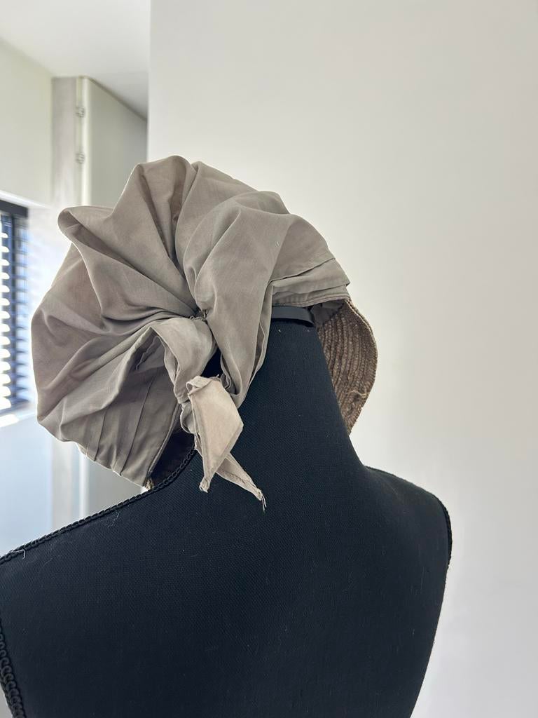 Praktische pet Seeberger van katoen en natuurlijk stro, Kleding | Dames, Hoeden en Petten, Ophalen of Verzenden, Gedragen, One size fits all