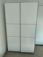 Kledingkast – schuifdeuren 116x203x59 wit, Huis en Inrichting, Kasten | Kledingkasten, Met deur(en), 100 tot 150 cm, 200 cm of meer